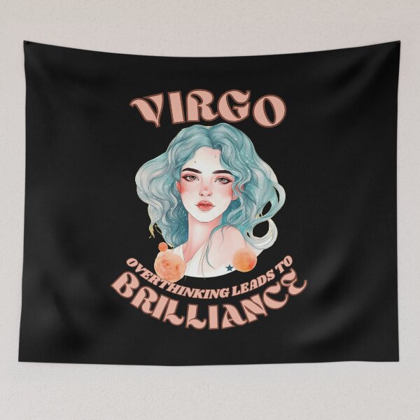 Item preview, Virgo. Overthinking Leads To Brilliance. virgo astrological sign designed and sold by ZodiacWonders.