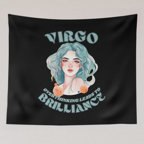 Item preview, Virgo. Overthinking Leads To Brilliance. virgo star sign designed and sold by ZodiacWonders.