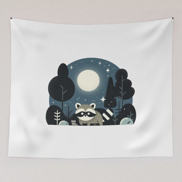 Item preview, Nightfall Raccon designed and sold by LemuellTrends.