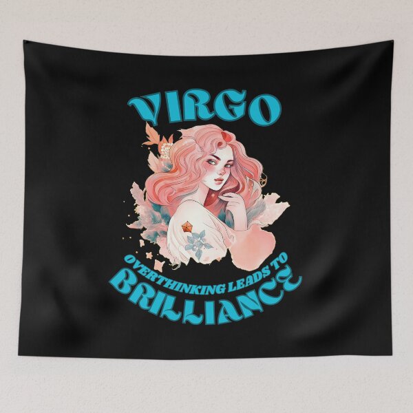 Item preview, Virgo. Overthinking Leads To Brilliance. virgo season designed and sold by ZodiacWonders.
