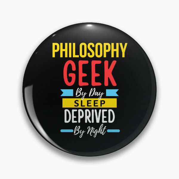 Item preview, Philosophy geek by day sleep deprived by night designed and sold by annoying-shirts.