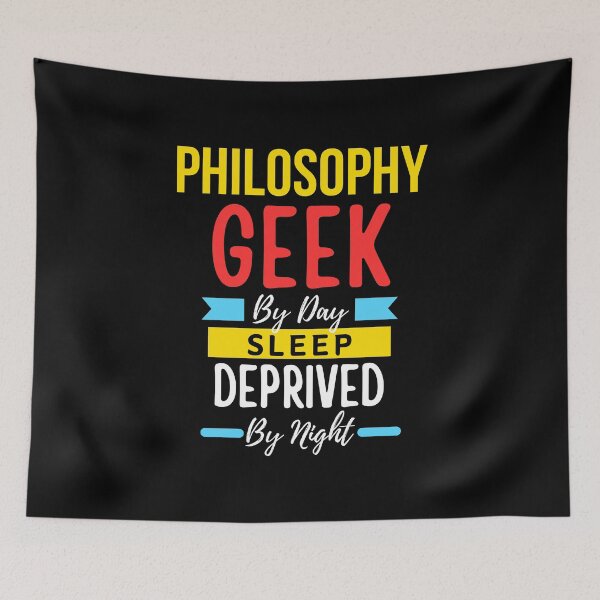 Item preview, Philosophy geek by day sleep deprived by night designed and sold by annoying-shirts.