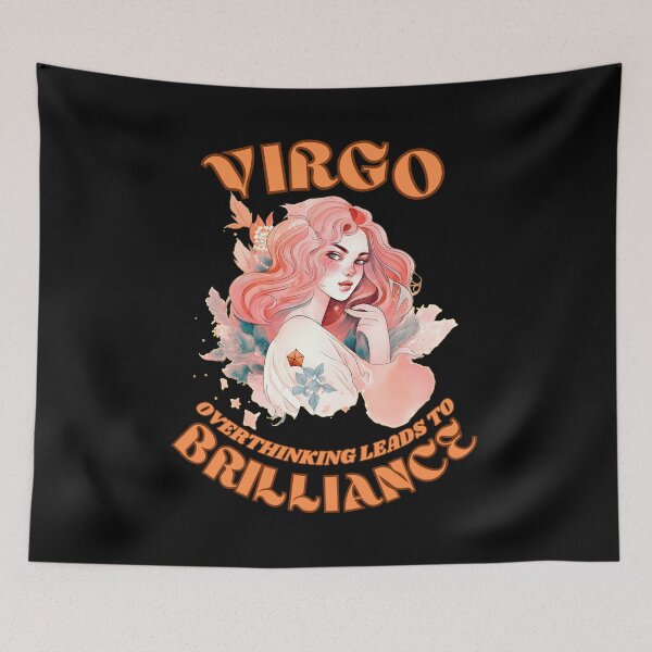 Item preview, Virgo. Overthinking Leads To Brilliance. virgo characteristics designed and sold by ZodiacWonders.