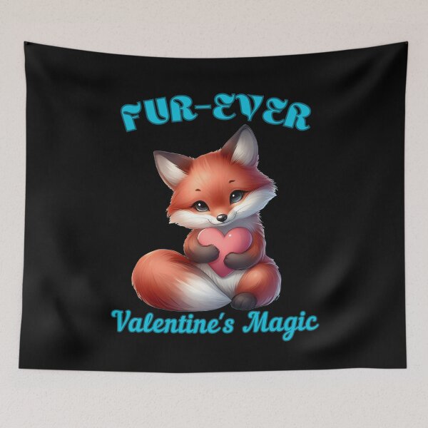 Item preview, Fur-ever Valentine's Magic. fox face designed and sold by FoxVibes.