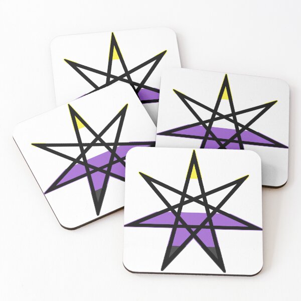 Item preview, Nonbinary Kin Symbol designed and sold by InternetBrained.