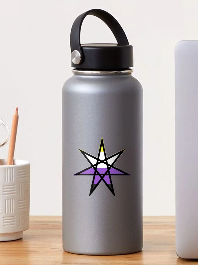 Thumbnail 1 of 3, Sticker, Nonbinary Kin Symbol designed and sold by InternetBrained.