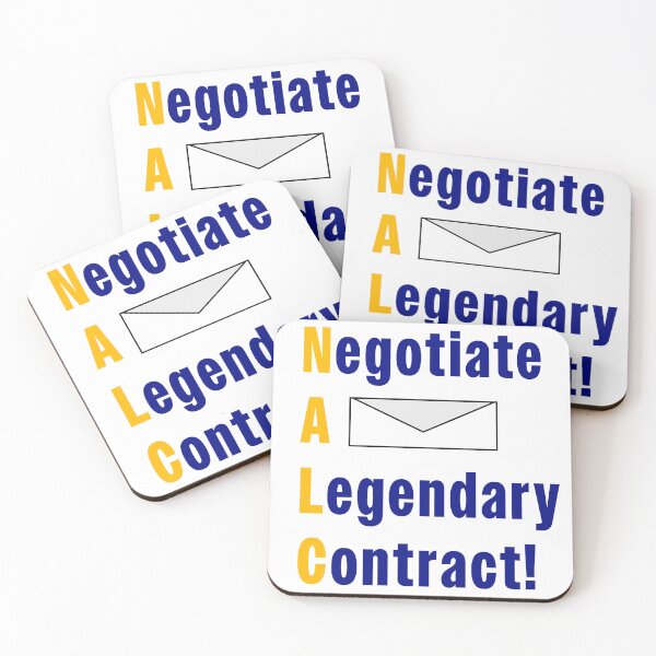 Item preview, Negotiate a Legendary Contract Transparent designed and sold by thepostalcode.