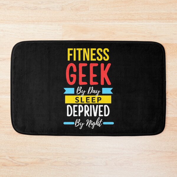 Item preview, Fitness geek by day sleep deprived by night designed and sold by annoying-shirts.