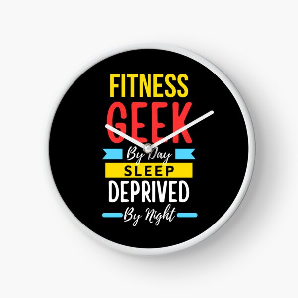 Item preview, Fitness geek by day sleep deprived by night designed and sold by annoying-shirts.