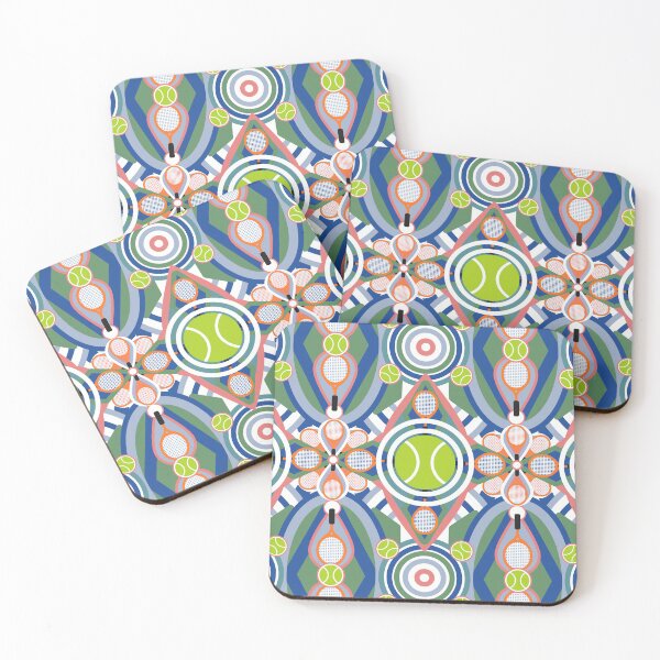 Item preview, Tennis Court Retro Kaleidoscope designed and sold by GenAumonier.