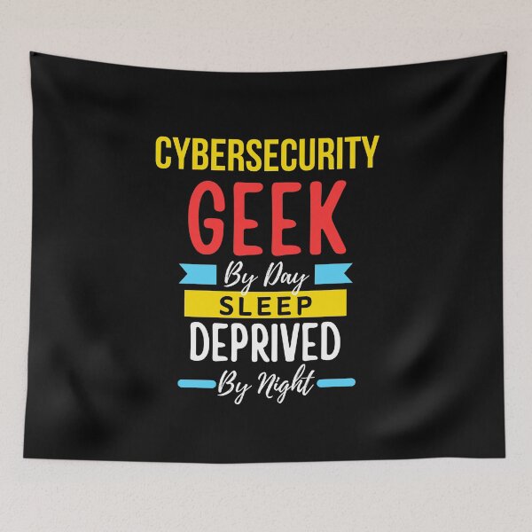 Item preview, Cybersecurity geek by day sleep deprived by night designed and sold by annoying-shirts.