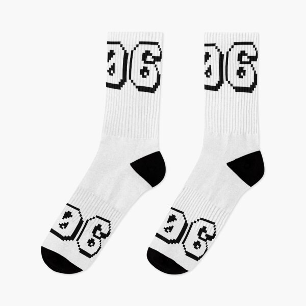 Item preview, 06, six, white, retro video game, 1 up! designed and sold by Numbers-Art.