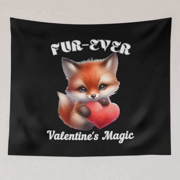 Artikelvorschau, Pelziger Valentinstagszauber. Fuchs-Zitat entworfen und verkauft von FoxVibes.