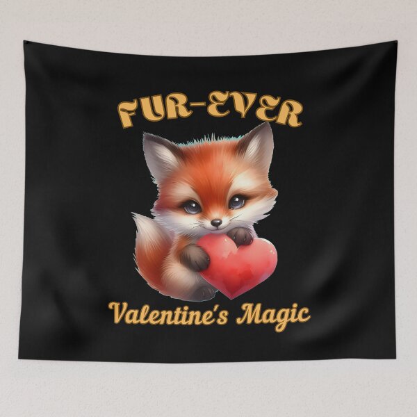 Artikelvorschau, Pelziger Valentinstagszauber. Fuchsspruch entworfen und verkauft von FoxVibes.