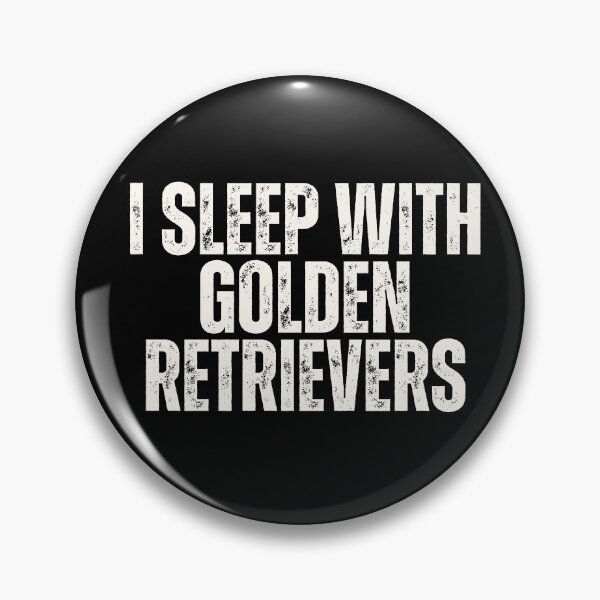 Artikelvorschau, I Sleep With Golden Retrievers Dog Dad Design Cream White entworfen und verkauft von shopfashionnerd.