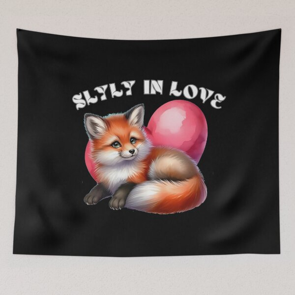 Item preview, Slyly in Love designed and sold by FoxVibes.