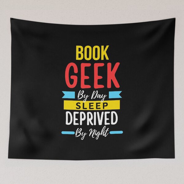Item preview, Book geek by day sleep deprived by night designed and sold by annoying-shirts.