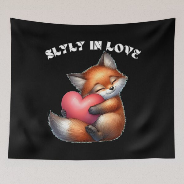 Item preview, Slyly in Love. fox quote designed and sold by FoxVibes.