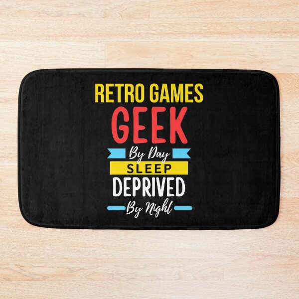 Item preview, Retro games geek by day sleep deprived by night designed and sold by annoying-shirts.