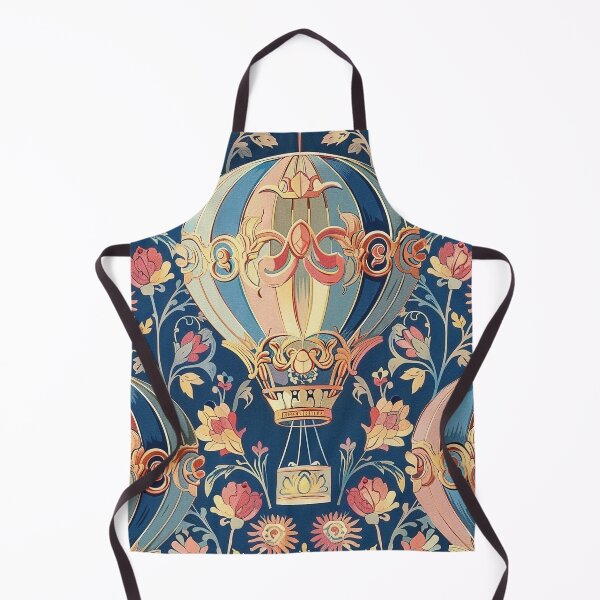 Item preview, Hot Air Balloons - Ornate Vintage Art Nouveau designed and sold by HausKatz.