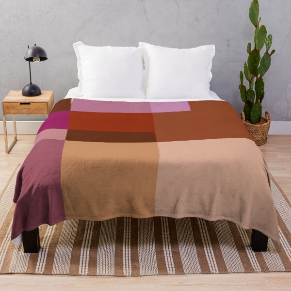 Item preview, Mosaic | Color Blocking | Burgundy, Mauve, Tan designed and sold by Menega  Sabidussi.