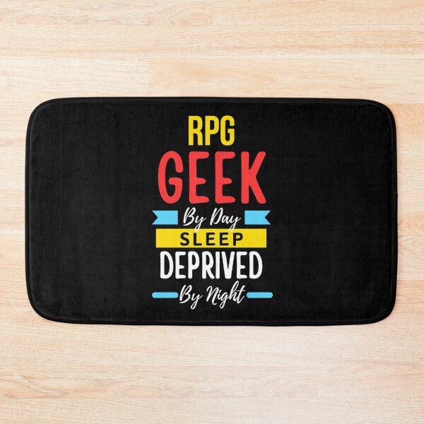 Item preview, RPG geek by day sleep deprived by night designed and sold by annoying-shirts.