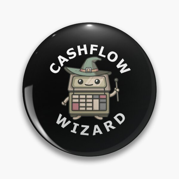 Item preview, Wizard finance calculator accountant holding a graphing wand designed and sold by FWLKIT.