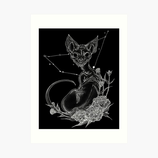 Saturn Ruling Capricorn Art Print