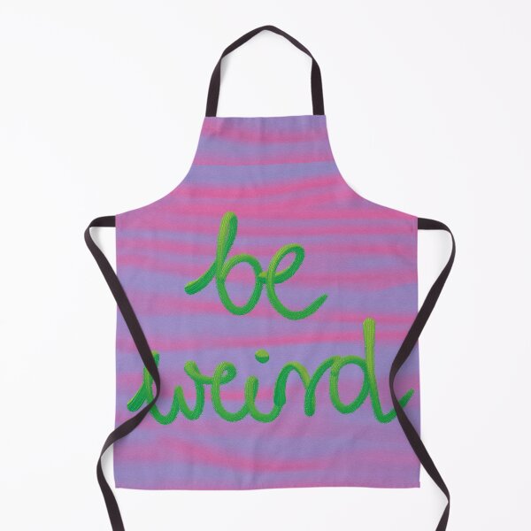 Item preview, BE WEIRD word art print designed and sold by nataliavandalia.