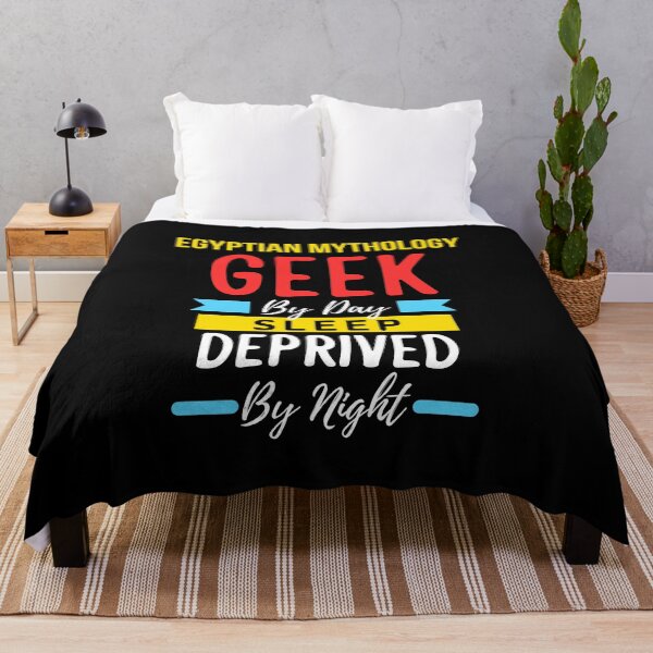 Item preview, Egyptian Mythology geek by day sleep deprived by night designed and sold by annoying-shirts.