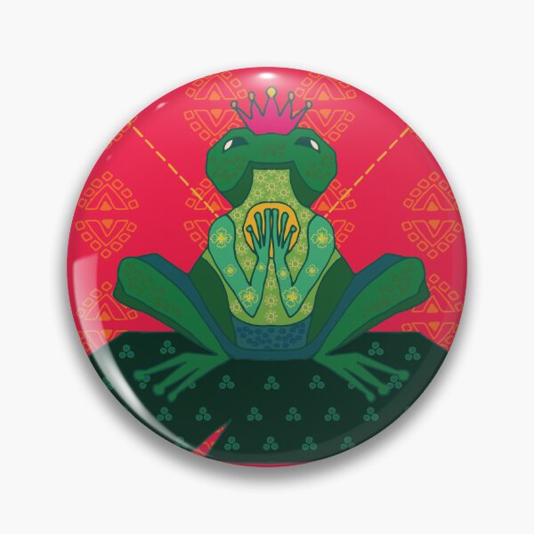 Item preview, Oriental lucky frog princess designed and sold by Goddessart.