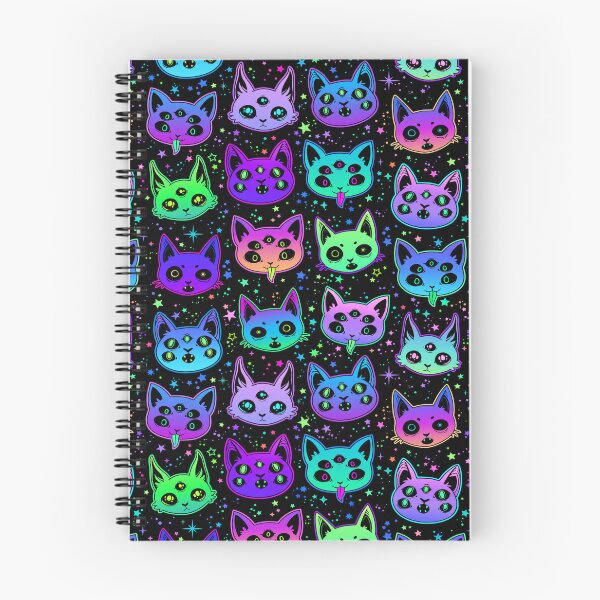 Item preview, Satanic Alien Kawaii Pastel Goth Cat Cosmic designed and sold by 13ThDimension.