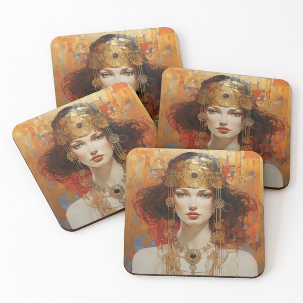Item preview, Modern Art Noveau Inspired Beauty designed and sold by AM-Fine-Designs.