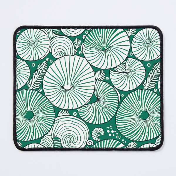 Item preview, Sea fossils on a green background designed and sold by budhapix.