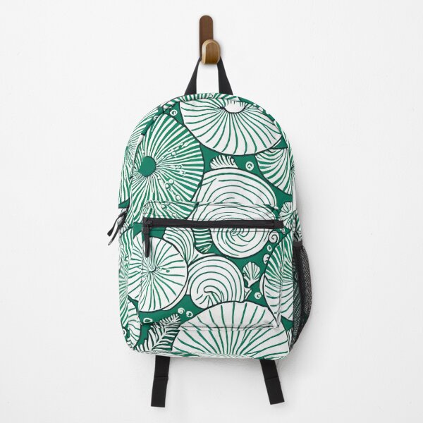 Item preview, Sea fossils on a green background designed and sold by budhapix.