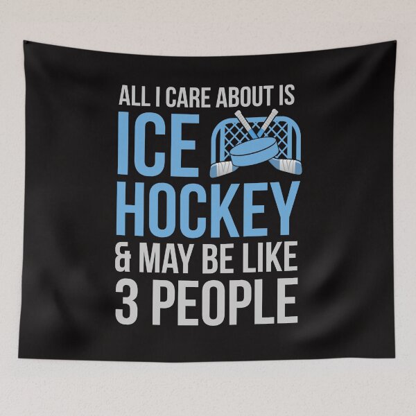 Item preview, ALL I care about is ice hockey and maybe like 3 people designed and sold by Wow-arts.
