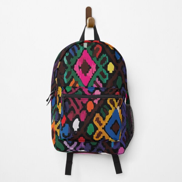 Item preview, Colorful maya textile multicolor maximalist decor geometric print designed and sold by T-Mex.