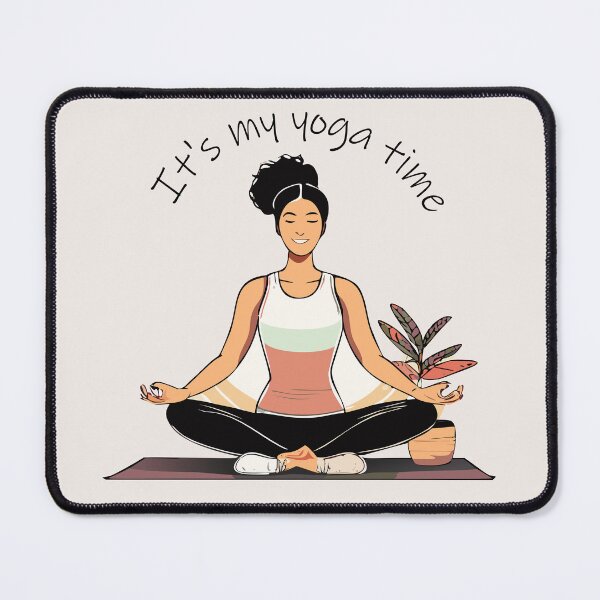 Item preview,  I'ts myn yoga time - pistachio vibes designed and sold by BucleCasaDi.