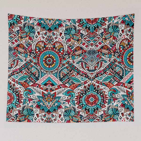 Item preview, Bohemian Style Colorful Seamless Pattern designed and sold by HippieFarms11.