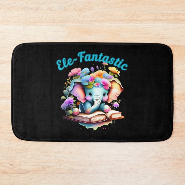 Item preview, Ele-Fantastic. colorful elephant designed and sold by ElephantVibes.