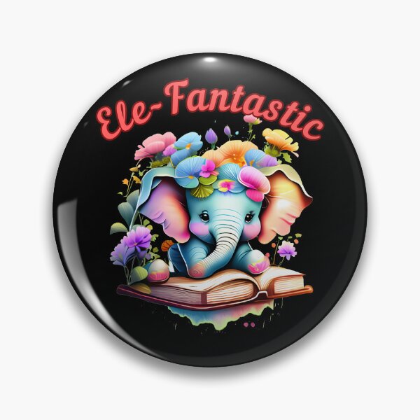 Item preview, Ele-Fantastic. elephant head designed and sold by ElephantVibes.