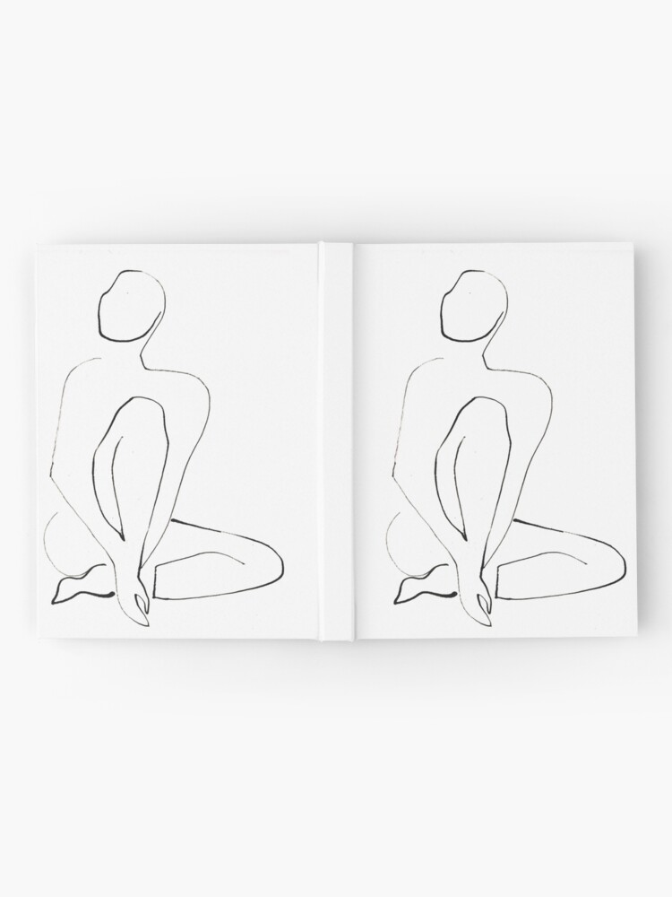 Alternate view of Nude Model Pose Drawing Hardcover Journal