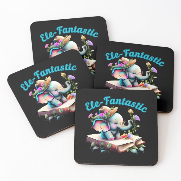 Item preview, Ele-Fantastic. happy elephant designed and sold by ElephantVibes.