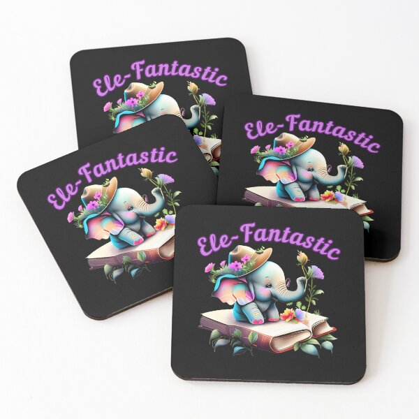 Item preview, Ele-Fantastic elephant quote designed and sold by ElephantVibes.