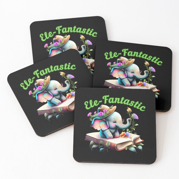 Item preview, Ele-Fantastic Flower elephant designed and sold by ElephantVibes.