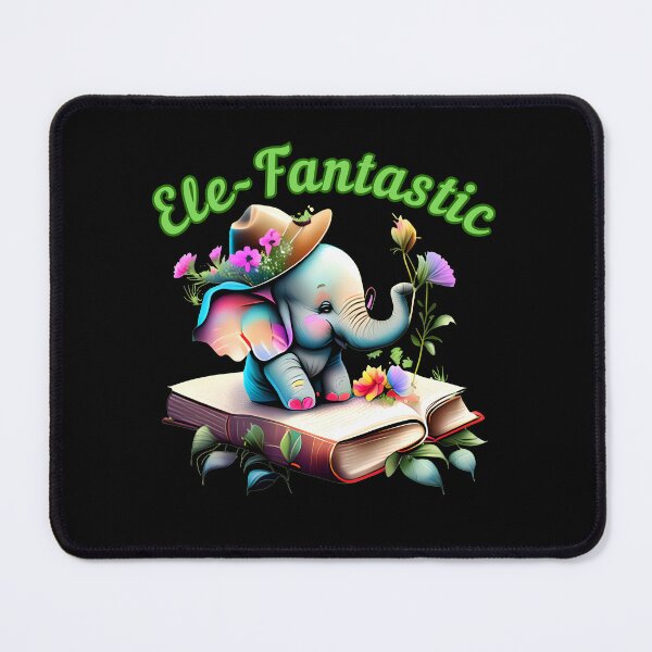Item preview, Ele-Fantastic Flower elephant designed and sold by ElephantVibes.