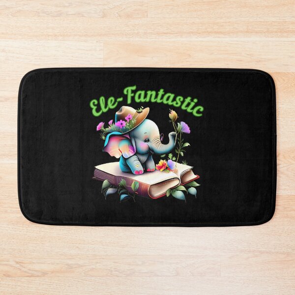 Item preview, Ele-Fantastic Flower elephant designed and sold by ElephantVibes.