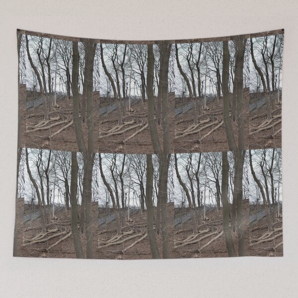 Item preview, Trees & Stairs Hamilton Mountain designed and sold by SRosuphotos.