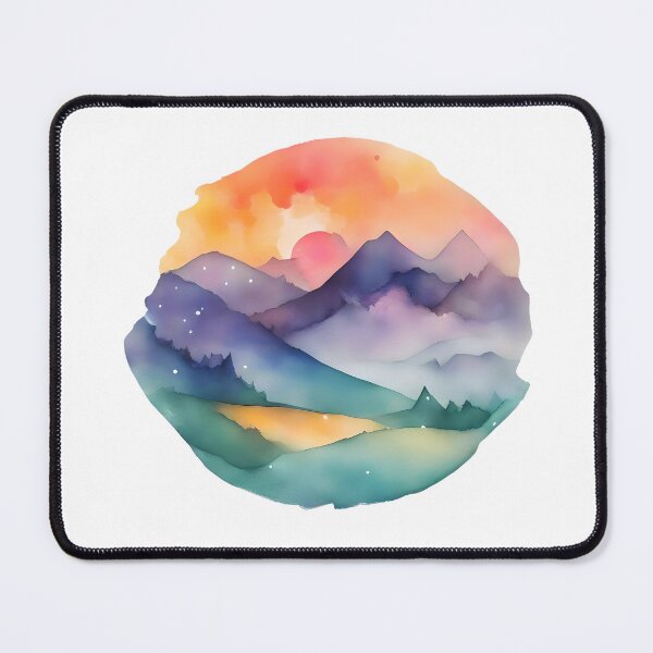 Item preview, Sunset Mirage: Cascading Peaks designed and sold by SavvyJuanDesign.
