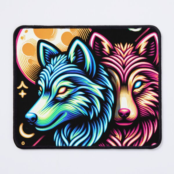Item preview, Mystical Neon Wolf designed and sold by T-NeonSt.